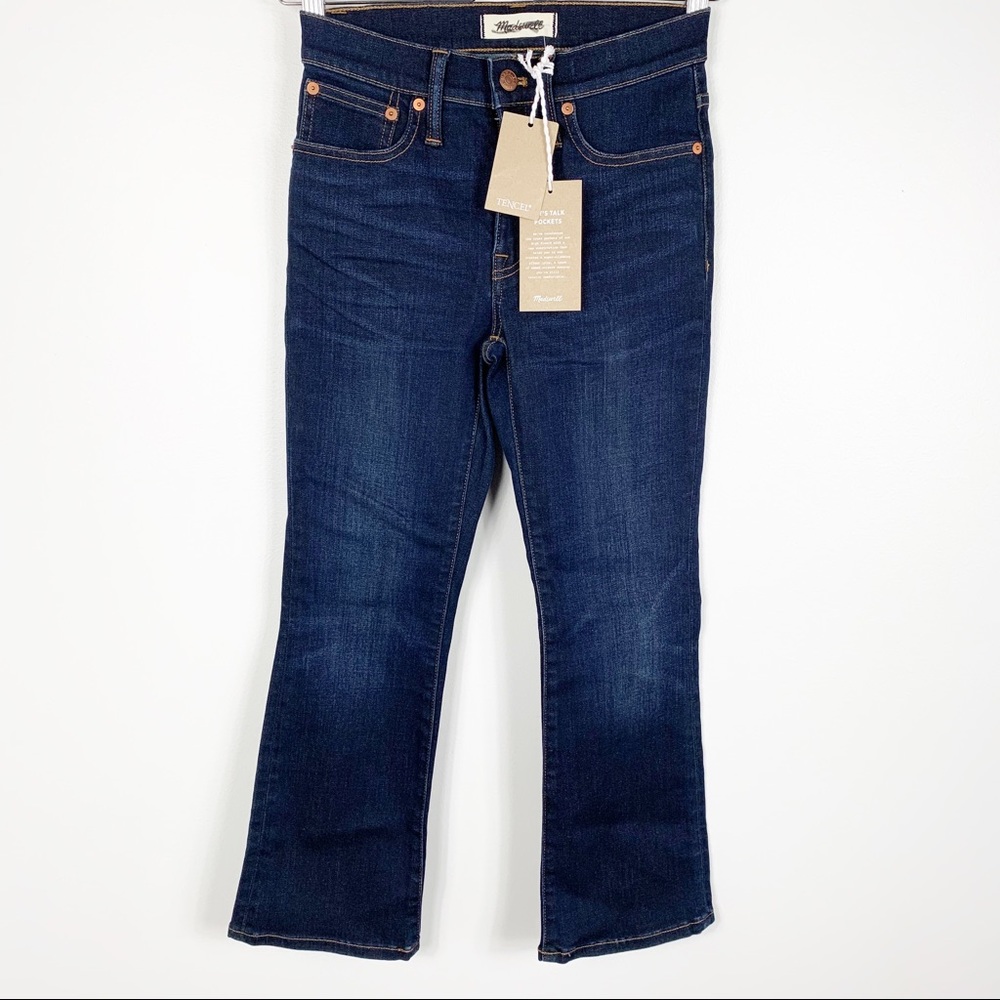 Madewell Cali Demi Boot Jeans Dark Wash